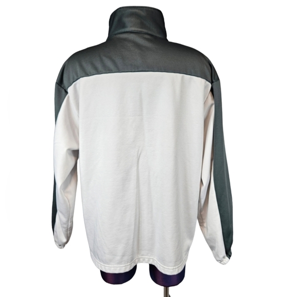 United States Olympic Committee White & Gray Colorblock Jacket Size Large Q52 - Picture 6 of 11